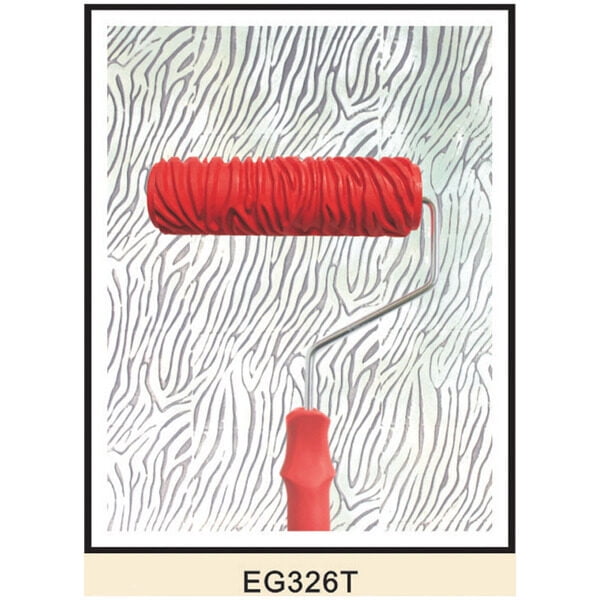 Various Embossed Pattern Painting Roller With Plastic DIY Painting Roller Paint Handle Brush Tool 7" J