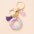 thumbnail image 4 of LYMAYTER Cute Pink Tassel Mug Accessory Initial Letter Charm Keychain - with Tassel, Heart - shaped Sequins, 4 of 7