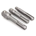 thumbnail image 3 of 3Pcs SDS Plus Socket Adapter Set, Impact Drill Bits Socket Nut Driver Adaptors 1/4" 3/8" 1/2" Square Socket Extension Connector Power Drill Bit Adapter, 3 of 8