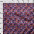 thumbnail image 2 of oneOone Cotton Cambric Fabric Chevron Ikat Printed Fabric 1 Yard 56 Inch Wide, 2 of 4