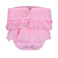 thumbnail image 1 of Washable Dog Diapers, Highly Absorbent Dog Diapers for Female Dogs, Dog Dresses for Dogs in Heat, Period, Incontinence, or Excitable Urination (Medium, Pink, 1 of 9