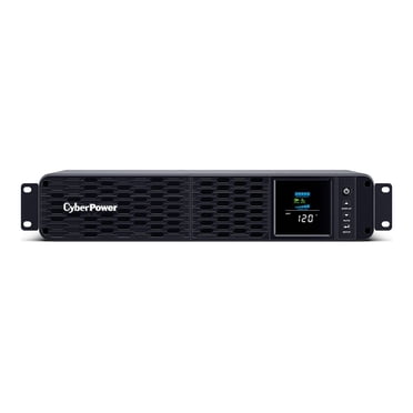 CyberPower PFC Sinewave Series CP1500PFCRM2U - UPS (Montables sur Rack) - CA 120 V - 1000 Watts - 1500 VA - 9 Ah - USB, Série - Connecteurs de Sortie : 8 - 2U - Noir