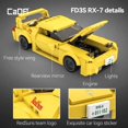 thumbnail image 3 of CaDA 278 Pieces FD35 RX-7 Building Block Set, Construction Toy Set, 3 of 3