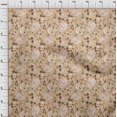 thumbnail image 4 of oneOone Cotton Flex Dark Beige Fabric Abstracts Sewing Craft Projects Fabric Prints By Yard 40 Inch Wide, 4 of 5