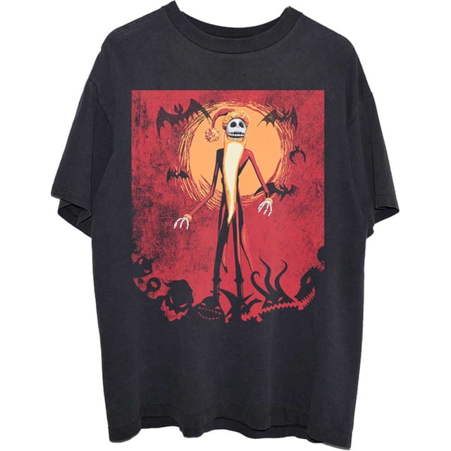 The Nightmare Before Christmas Unisex T-Shirt Jack Orange Sun