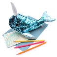 thumbnail image 4 of Pen+Gear Soft, High Quality 3D Sequin Narwhal Pencil Pouch, 4 of 6