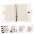 thumbnail image 4 of IFANLANDOR 1Set Pink Rectangular Thin Binders for Study 5.7X4.7in, 4 of 6