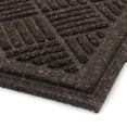 thumbnail image 3 of StepGuard 3-foot x 4-foot Heavy Duty Contours Parquet Door Mat in Cocoa Brown, Made with recycled materials, 3 of 4