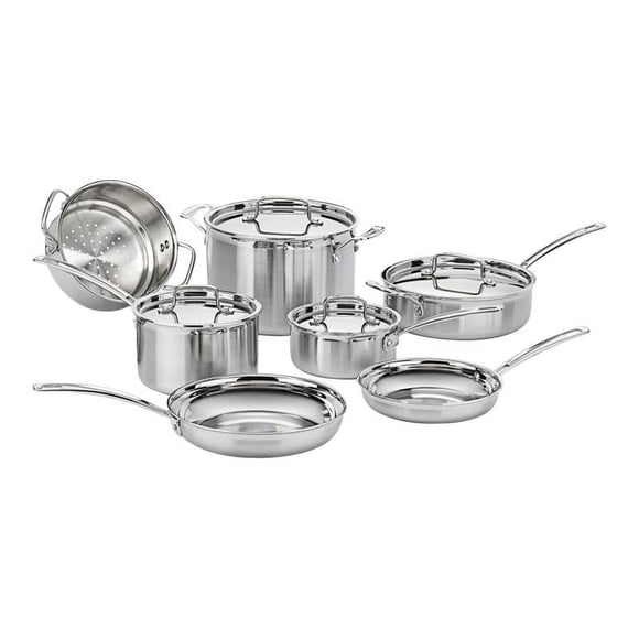 Cuisinart MultiClad Pro MCP-12N - Cookware set - 12 items