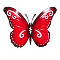 thumbnail image 3 of Sylvamorning Wrought Iron Carved Wall Decoration Flower/Insect Shaped DIY Craft, 3 of 4