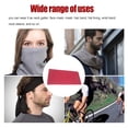 thumbnail image 3 of serony Cache-Cou Cagoule Bandanas Sans Coutures Foulards Antipoussière Unisexe Protection Bouche pour Plein Air Cyclisme Randonnée Escalade Rouge Vin, 3 of 5