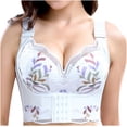 thumbnail image 1 of WRKEKC Wireless Bras for Women Plus Size Thin Cup Bra with Side Support and Breathable Fabric for Full Coverage, 1 of 8