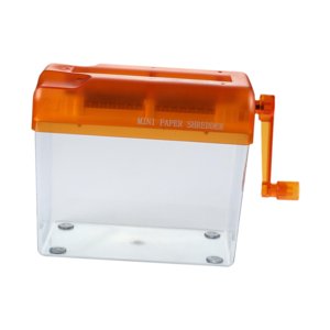 Kurtrusly PP Mini Shredder manuel Excellent pour la maison Bureau Compact et efficace Solution de shredding Papier Shredter Etc. Facile à