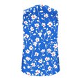 thumbnail image 4 of Haut Blouse Imprimé Sans Manches à Col en V Décontracté et Tendance pour Femme, 4 of 5