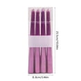thumbnail image 2 of Red Candles Taper 4Pcs/Box Net Red Restaurant Plating Thread Candle, 25cm Long Pole Candles for Romantic Wedding Decoration, Wax for Candles, 2 of 6