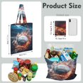 thumbnail image 2 of Sac Fourre-Tout en Toile pour Sports – Sac Fourre-Tout Réutilisable à Imprimé Baseball Soccer Soccer Basketball, Enfants Garçons Ados Athlète Équipe Compétition Entraînement Softball Volleyball Tennis Golf, 2 of 6