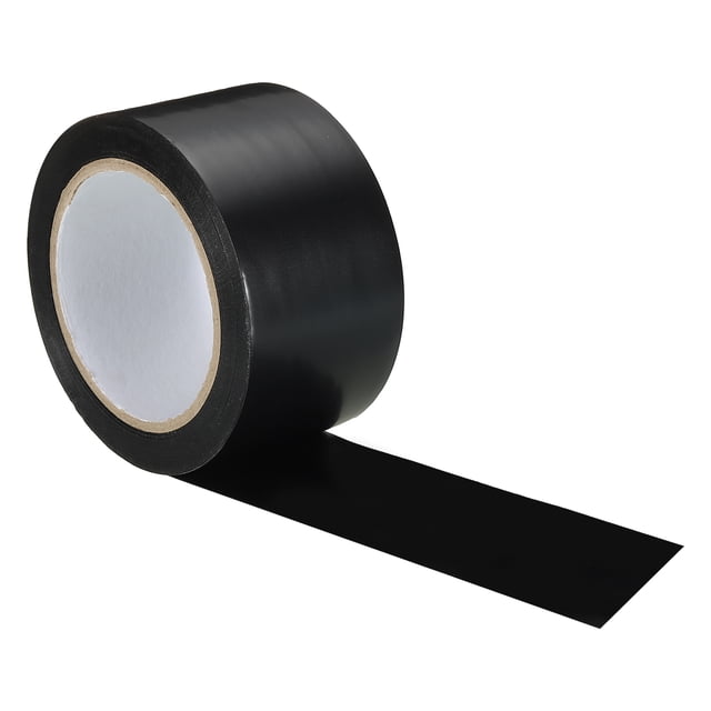 Unique Bargains Corrosion Protection Pipe Tape, 108 Ft x 2.4 Inch PVC Insulation Wrap Duct Tape Self Adhesive, Black