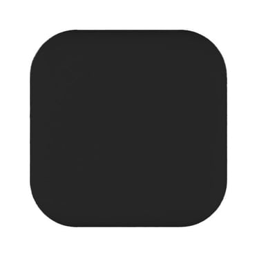 Square Door Stopper Silicone Solid Color Walls Detachable 9mm Adhesive Punch-free Household Office Wall Protector Fridge Bumper Black