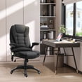 thumbnail image 2 of Vinsetto Massage Office Chair with 6-Point Vibration, Black, 2 of 10