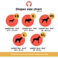 thumbnail image 2 of Mâles Bandes pour Chien Lavables et Réutilisables par PETTING IS CARING - Matériaux de Couches pour Bande Ventrale Durables Lavables à la Machine Solution Simple pour l'Incontinence des Animaux de Compagnie Longs Trajets - Ensemble de 3, 2 of 3