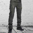thumbnail image 4 of Pantalon Cargo Tactique pour Homme Pantalon de Travail Extérieur Ripstop Multi-Poches Randonnée Camping Pantalon Vert 3TG, 4 of 7