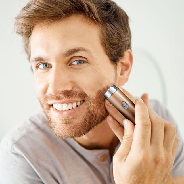 Heliisoer New Electric Mini Shaver For Men 2022 New Small Steel Single High-power Portable Shaver