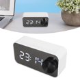 thumbnail image 3 of Digital Alarm Clock  With Speaker, Portable Speaker With Mirror Clock Display For Bedroom, Multifunctional Digital Alarm Clock With HD Noise Canceling Mic, 3 of 8