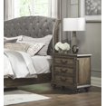 thumbnail image 2 of Ensemble de Chambre Traditionnel 4 Pcs Lit Grand Table de Chevet Commode Miroir Mobilier de Chambre de Luxe Formel, 2 of 7