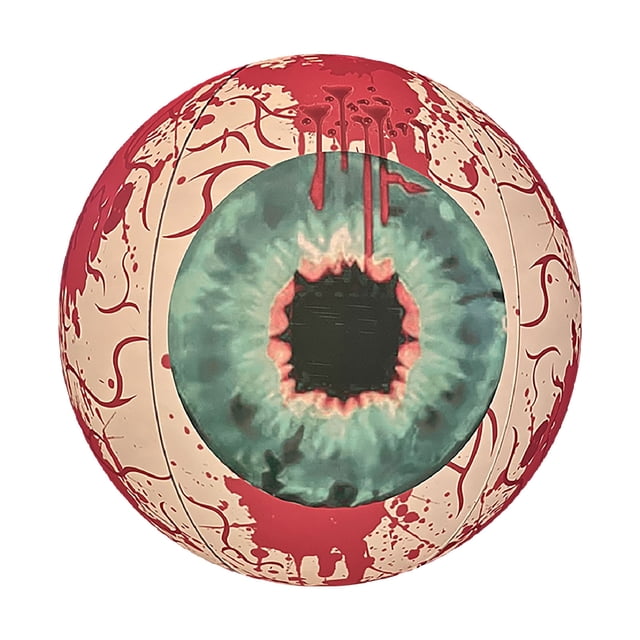 Lksixu Halloween Decorations Halloween Eyeball Inflatable 15.7 Inch Changing Party Decoration for Party Indoor Outdoor