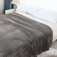 thumbnail image 2 of Unique Bargains Flannel Fleece Blanket Soft Warm Wide Hemmed, 2 of 10