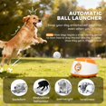 thumbnail image 2 of Automatic Dog Ball Launcher with 3 ETPU Balls, Adjustable 26-79ft Launch Distance, 5200mAh Rechargeable Battery, Orange Pet Fetch Toy for Medium and Large Dogs, Indoor & Outdoor Use, 2 of 6