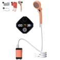 thumbnail image 1 of Graflsoa Portable Outdoor Shower Kit with Rechargeable Electric Showerhead, 6000mAh Battery, ABS Material, Orange/Green/Blue Options, 8L/Min Flow Rate, 1 of 6
