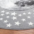 thumbnail image 3 of Safavieh Carousel Kids Moon in the Stars Area Rug, 3 of 8
