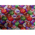 thumbnail image 5 of oneOone Coton Soie Rouge Tissu Rétro Bouteille Soda Cap Robe Tissu Tissu Imprimé par la Cour 42 Pouces Large-Na, 5 of 5