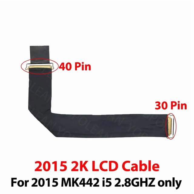 New For iMac 21.5" A1418 LCD Cable LVDs LED Display Screen Cable 2K 4K Resolutions 2012 2013 2014 2015 2016 2017 Years 2015 MK442 Lcd Cable