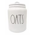 thumbnail image 1 of Rae Dunn By Magenta OATS Ceramic LL Medium 8 x 5 Canister., 1 of 4