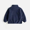 thumbnail image 3 of MIASHUI Manteau Léger Chaud à Fermeture Éclair pour Tout-Petits Garçons Filles, Bleu Marine, 6-7 Ans, 3 of 4