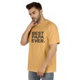 thumbnail image 4 of Inkmeso T-Shirt à Col Rond pour Hommes avec Imprimé Graphique Best Papa Ever.€ T-Shirt pour la Fête des Pères, 4 of 7