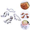thumbnail image 2 of Miangastore 8Pcs Stainless Steel Cookie Cutters Dinosaur Shape Biscuit Molds Baking Tools, 2 of 8