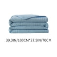 thumbnail image 3 of Yeciiwht Solid Color Cooling Blanket Super Soft Throw Blanket & Rest Cooling Comforter Washable Lightweight Comforter Cozy Cool Quilt for Bed, Sofa, Chair 39"x27", 3 of 6