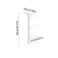 thumbnail image 3 of Fwttom Iron Frame , 1pcs Support de Rangement pour Basketball à Plusieurs Couches Peut Être Installé Sans Clous en Fer Durable Multifonctionnel pour Organiser et Ranger les Paniers de Basketball, 3 of 6