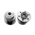 thumbnail image 1 of ZheElen Adaptateur de Moyeu de Roue Arrière en Aluminium 2pieces pour Course de Roche Axiale 1/10 90026 AX31011, 1 of 6