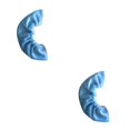thumbnail image 3 of relayinert Lot de 2 Housses de Patins à Glace Élastiques Protège-Chaussures à Roulettes Unisexe Réutilisables Lavables Portatives Protection de Patinage Fournitures Bleu Clair 2 Ensembles, 3 of 6