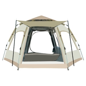 Instant Pop-up Tent Portable Waterproof Automatic Tent Family Camping Tent Cabin Suitable for Camping Hiking and Mountaineering