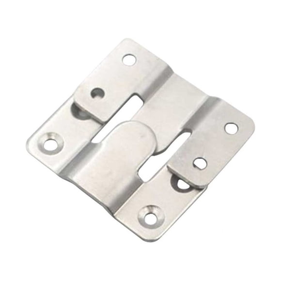 Woodworking Tools Stainless Steel Interlock Hanging Buckle Brackets for Flush Concealed Mount and Z Hanging System for Picture Displays, 5.4 cm×4.6 cm, Color B