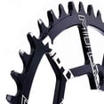 thumbnail image 2 of Plateau de Vélo 104BCD Roue à Chaîne Vélo Rond Rond Plateau de Vélo Simple Bague de Chaîne Roue de Guidage Pièces de Vélo Rondes Noir 52T, 2 of 8