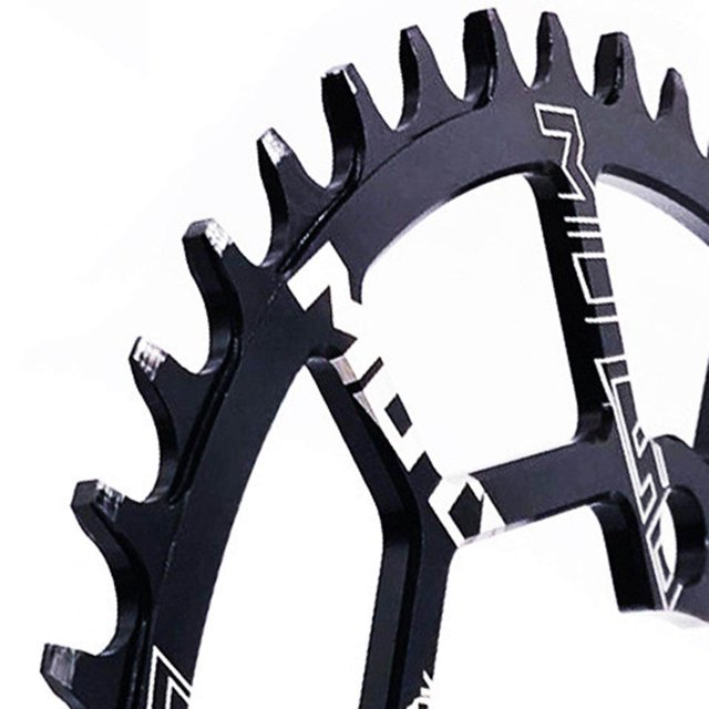 Bicycle Chainring 104BCD Chainring Vélo Rond 104BCD Chainwheel bolt Vélo Pignons Ronds Chaîne Anneau Pièces Noir 42T