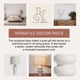 thumbnail image 3 of Villa Moda Nina-Hxy-1659 Table Lamp, White, 3 of 6