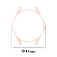 thumbnail image 2 of VONKY Watch Protective Case Smartwatch PC Hard Protection Skin Bumper Screen Protector Cover Replacement for Galaxy Watch4 40mm/44mm [44mm] pink, 2 of 4