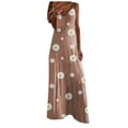 thumbnail image 1 of Robe d'Été pour Femmes Aguichant Mode pour Femmes Vacances Été Sans Manches Imprimée Col en V Aguichant Décontractée Longue Robe Maxi Robe d'Été pour Femmes Maxi Été Longue Robe pour Femmes, 1 of 7